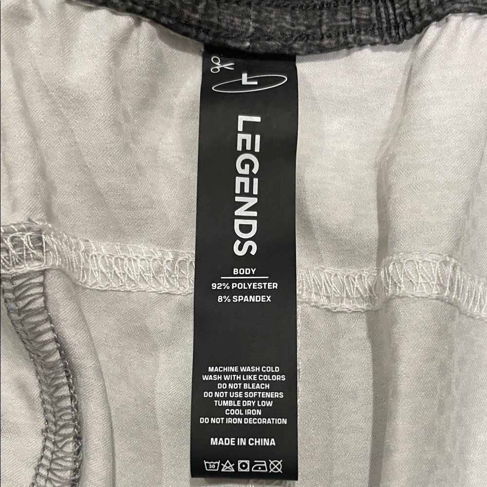 Legends Men's Light Gray Athletic Shorts - Picture 4 of 4